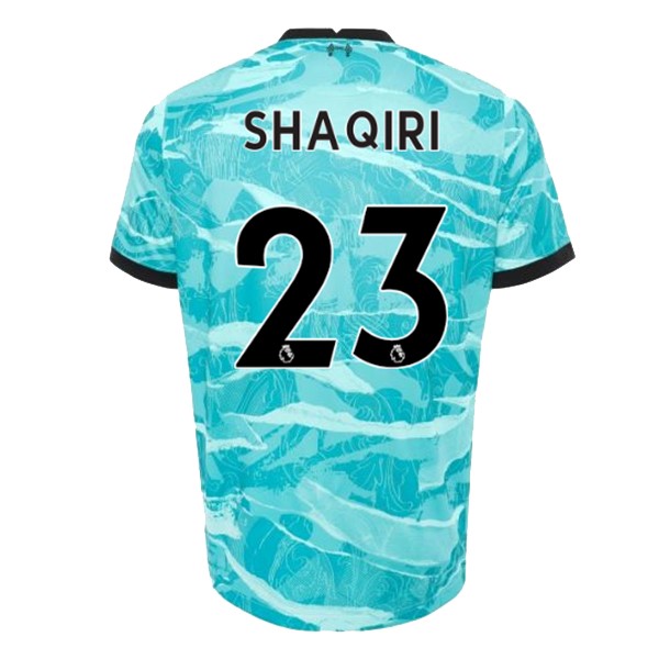 Camiseta Liverpool NO.23 Shaqiri Replica Segunda Ropa 2020/21 Azul